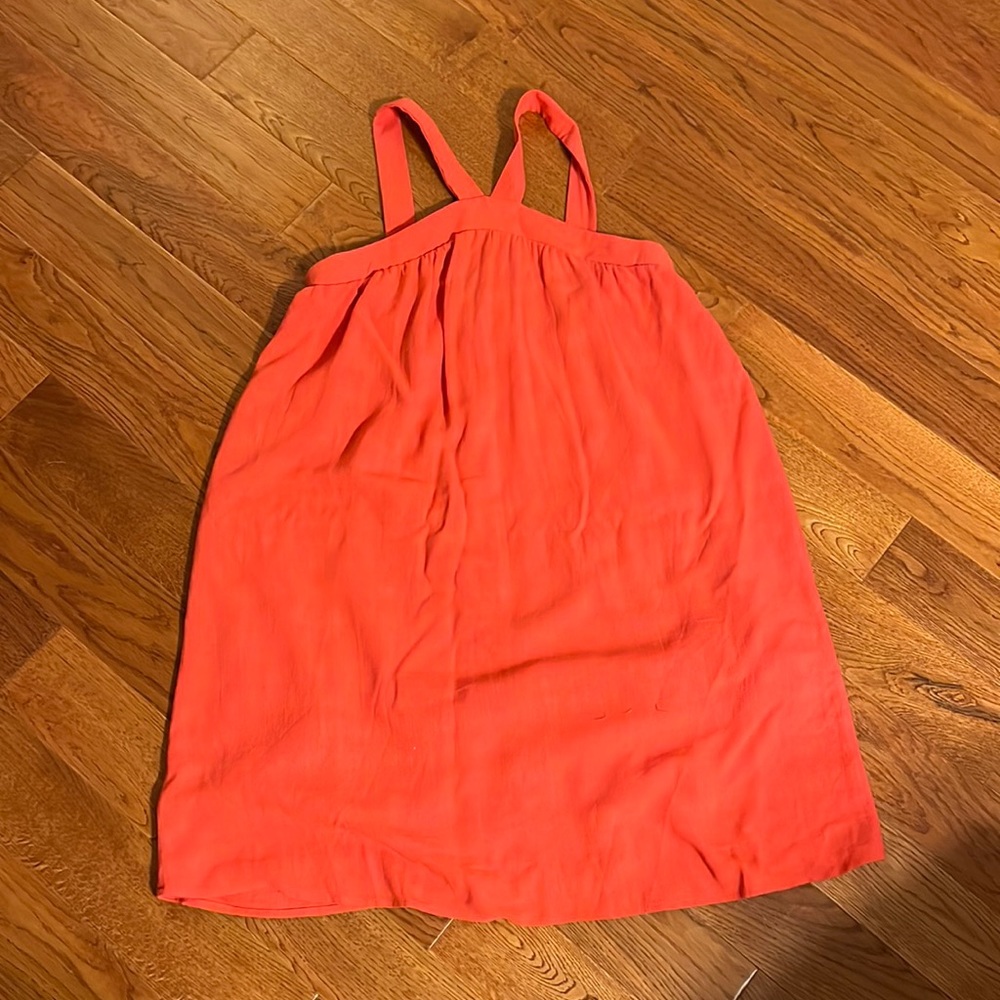 Coral Halter Dress